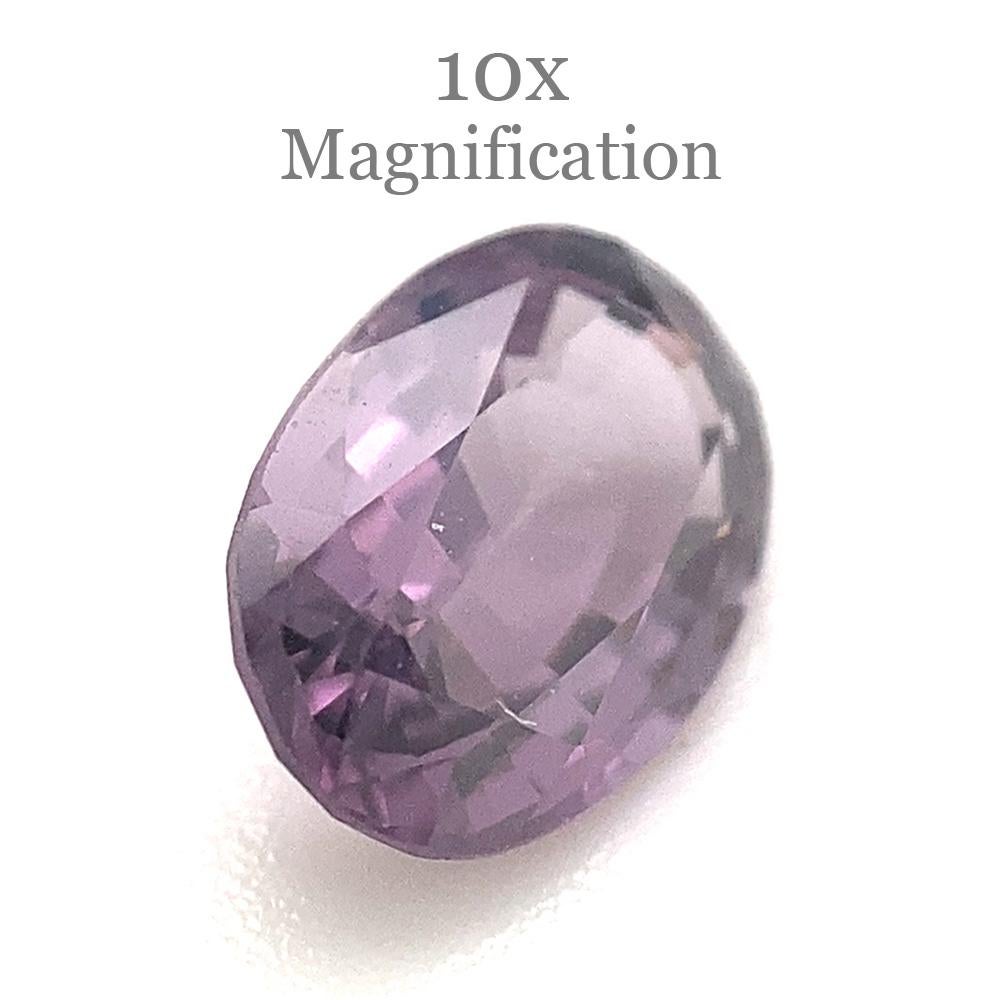 0.93ct Oval Lavender Purple Spinel from Sri Lanka Unheated For Sale 8