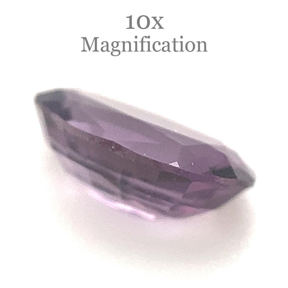 0.93ct Spinello ovale viola lavanda dello Sri Lanka non riscaldato in vendita 9