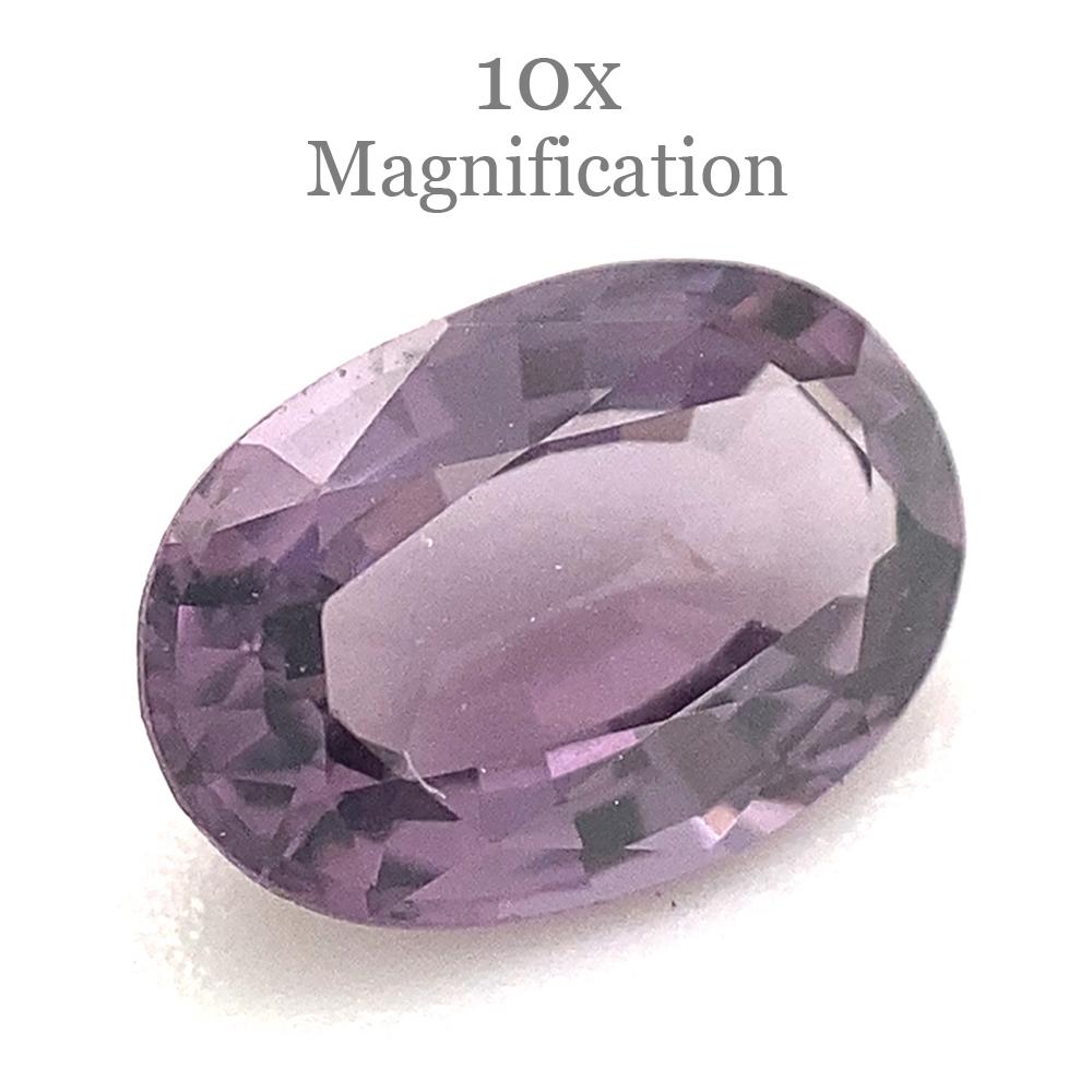 0.93ct Oval Lavender Purple Spinel from Sri Lanka Unheated For Sale 2