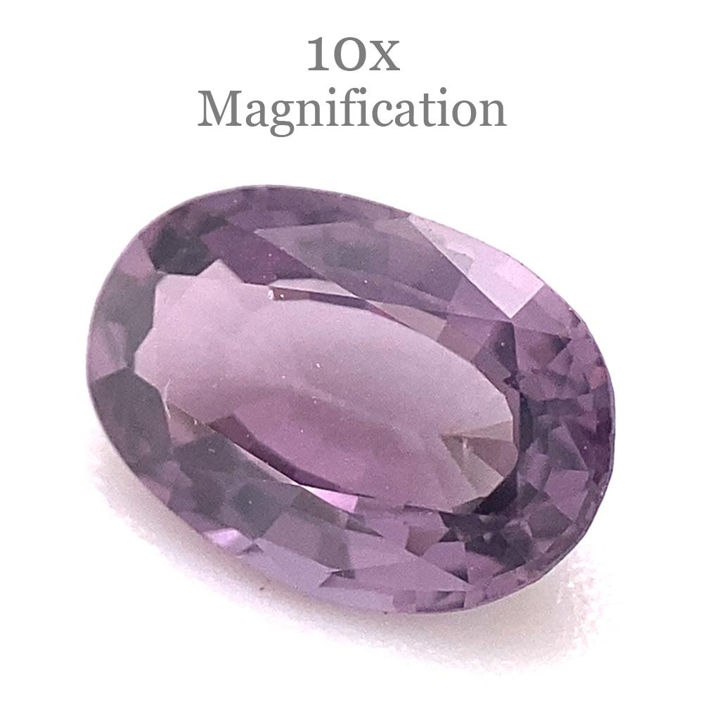 0.93ct Oval Lavender Purple Spinel from Sri Lanka Unheated For Sale 3
