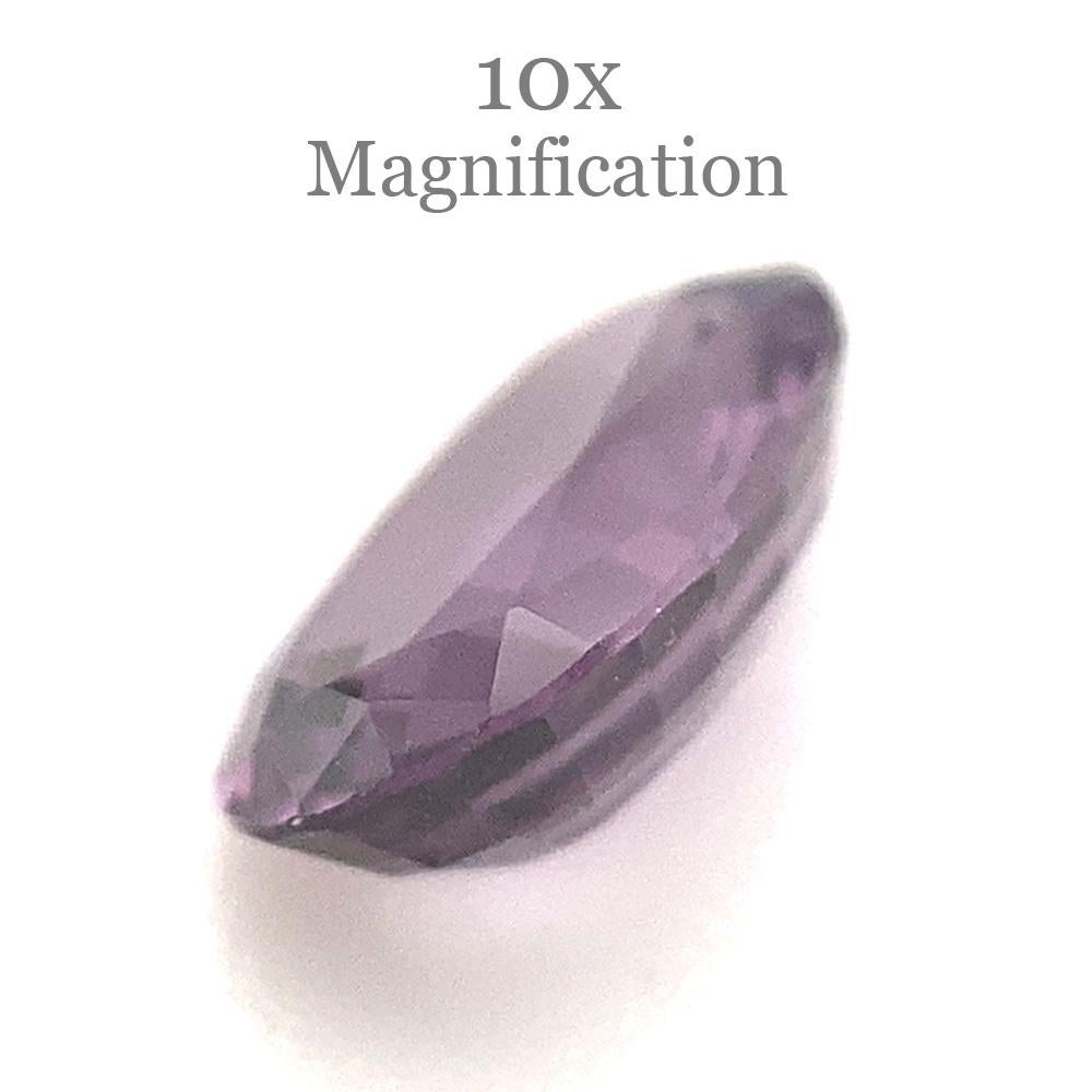 0.93ct Oval Lavender Purple Spinel from Sri Lanka Unheated For Sale 4