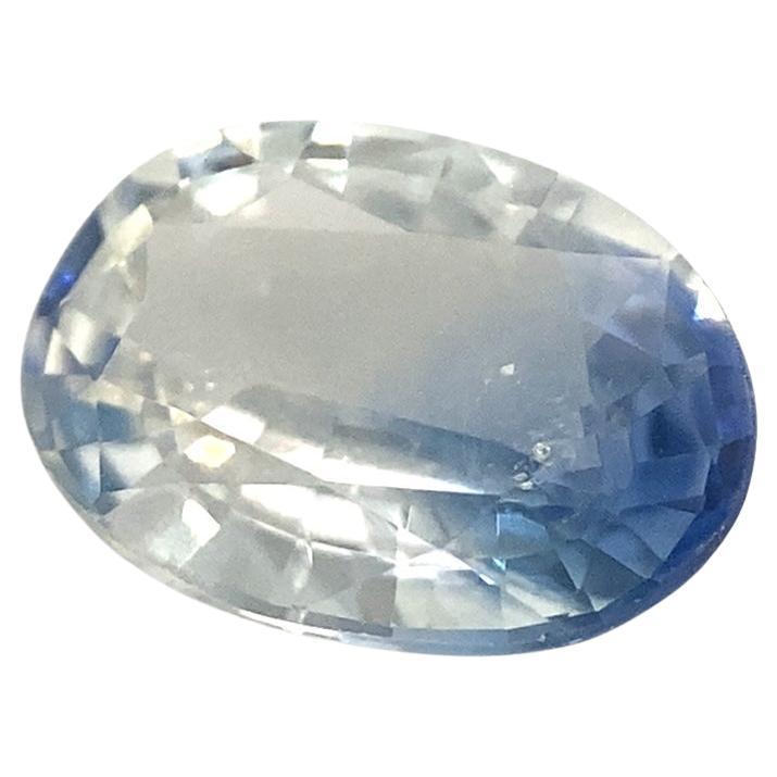 0.93ct Oval Parti Colour Sapphire from Sri Lanka Unheated For Sale