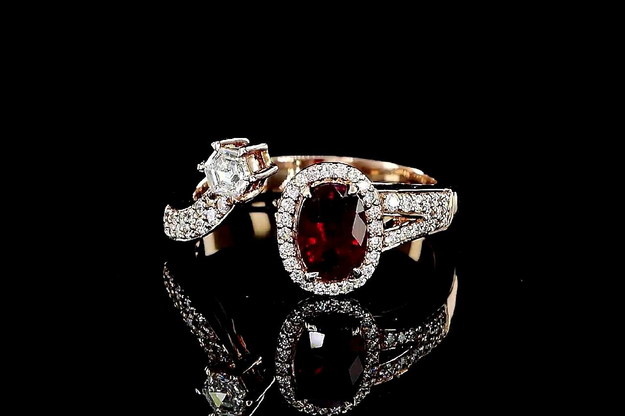 Bague en rubis 0,94 carat Neuf - En vente à บางรัก, TH