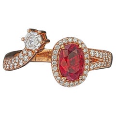 Anillo de rubí de 0,94 quilates
