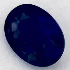 0.94 Ct Blue Sapphire Oval Loose Gemstone