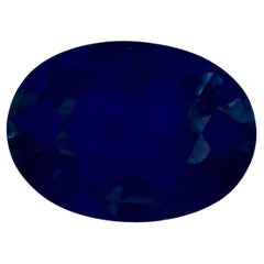 0.94 Ct Blue Sapphire Oval Loose Gemstone