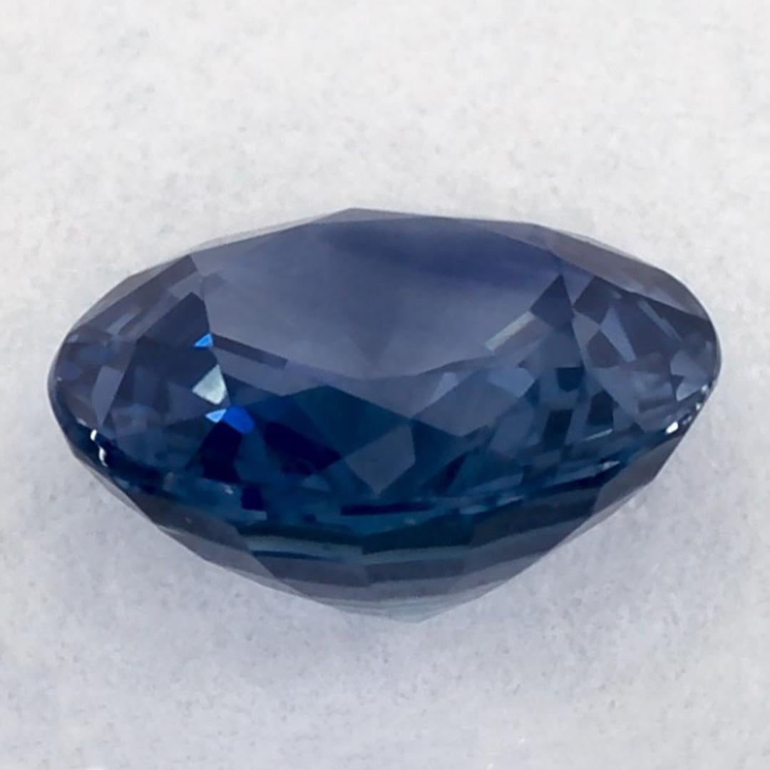 0.94 carati di zaffiro blu rotondo sfuso In condizioni Nuovo in vendita a Fort Lee, NJ