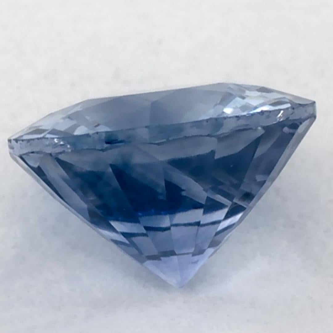 0.94 Karat Blauer runder Saphir, loser Edelstein im Zustand „Neu“ im Angebot in Fort Lee, NJ