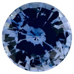 0.94 Karat Blauer runder Saphir, loser Edelstein