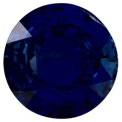 0.94 ct Zafiro Azul Redondo Gema Suelta