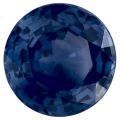0.94 ct Zafiro Azul Redondo Gema Suelta