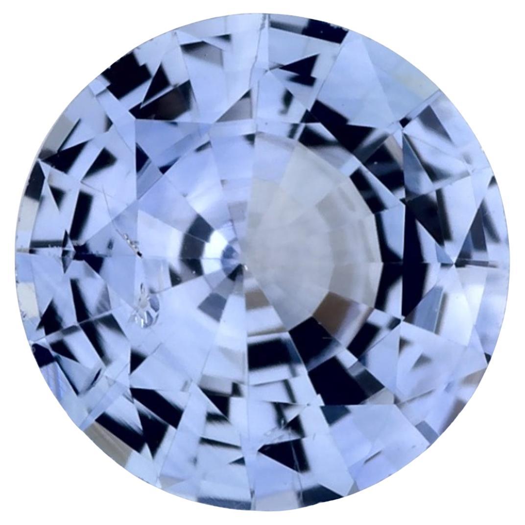 0.94 Ct Blue Sapphire Round Loose Gemstone For Sale