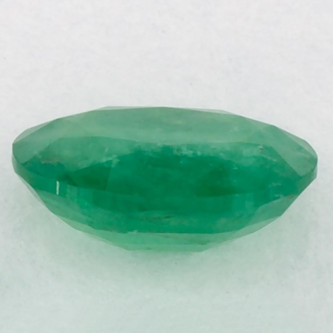 0.94 Karat Smaragd Oval Loser Edelstein im Zustand „Neu“ im Angebot in Fort Lee, NJ