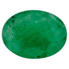 Gema suelta ovalada esmeralda de 0.94 qt