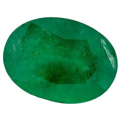 0.94 Ct Emerald Oval Loose Gemstone (pierre précieuse en vrac)