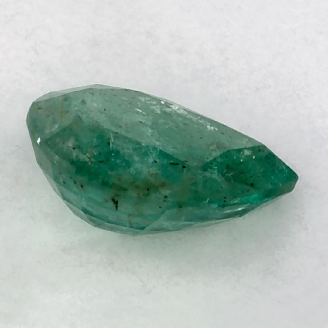 0.94 Karat Smaragd Birne Loser Edelstein im Zustand „Neu“ im Angebot in Fort Lee, NJ