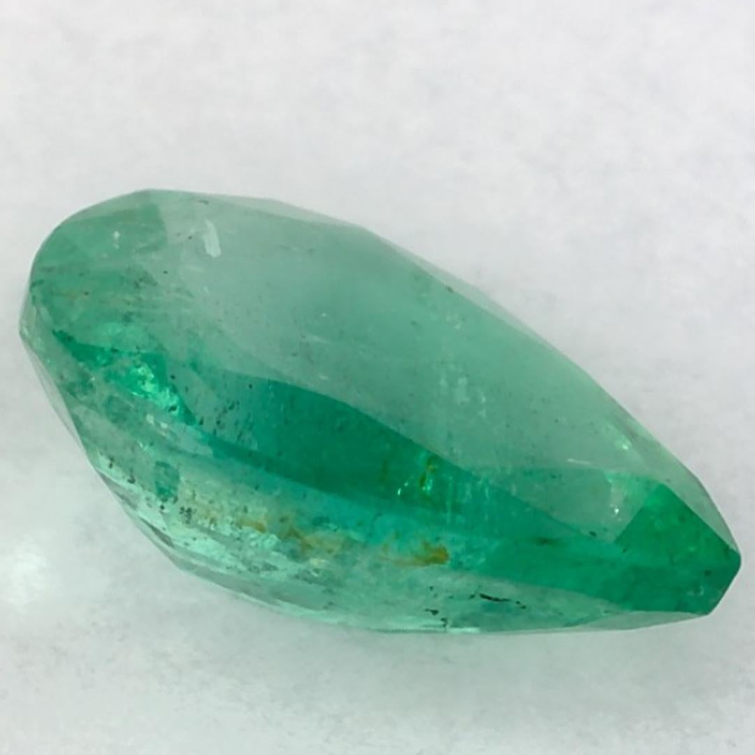 0.94 Ct Emerald Pear Loose Gemstone For Sale 1