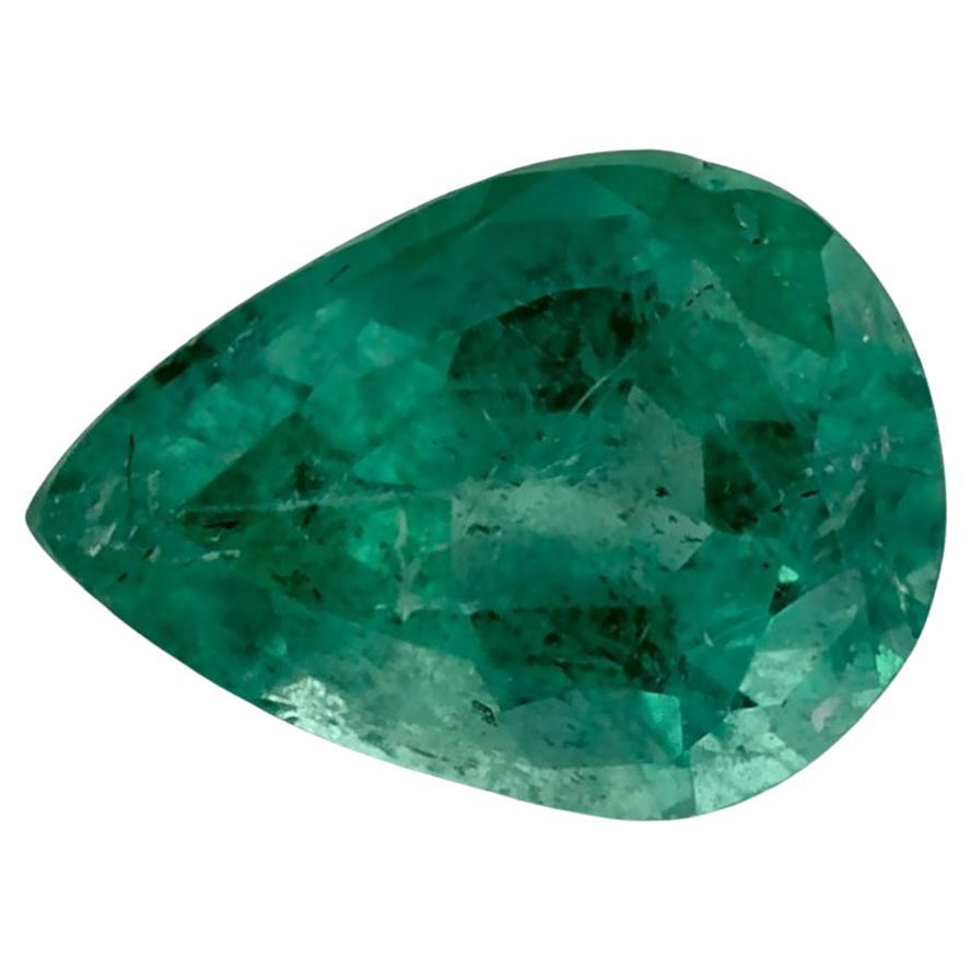 0.94 Ct Gemma smeraldo a pera sfusa