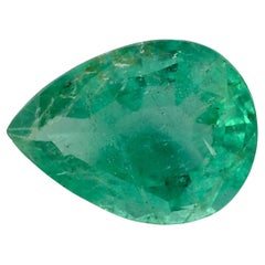 0.94 Ct Emerald Pear Loose Gemstone