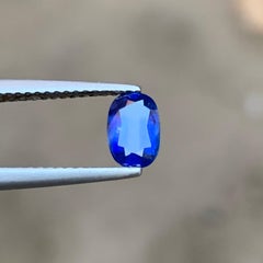 0.94 Ct Natural Deep Blue Sapphire, Oval Cut Loose Gemstone, for Custom Ring