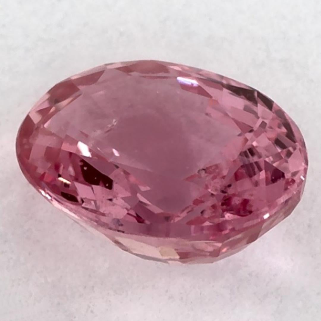 0.94 Ct Pink Sapphire Oval Loose Gemstone im Zustand „Neu“ im Angebot in Fort Lee, NJ