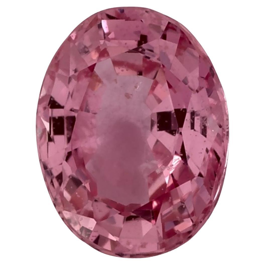 0.94 Ct Pink Sapphire Oval Loose Gemstone