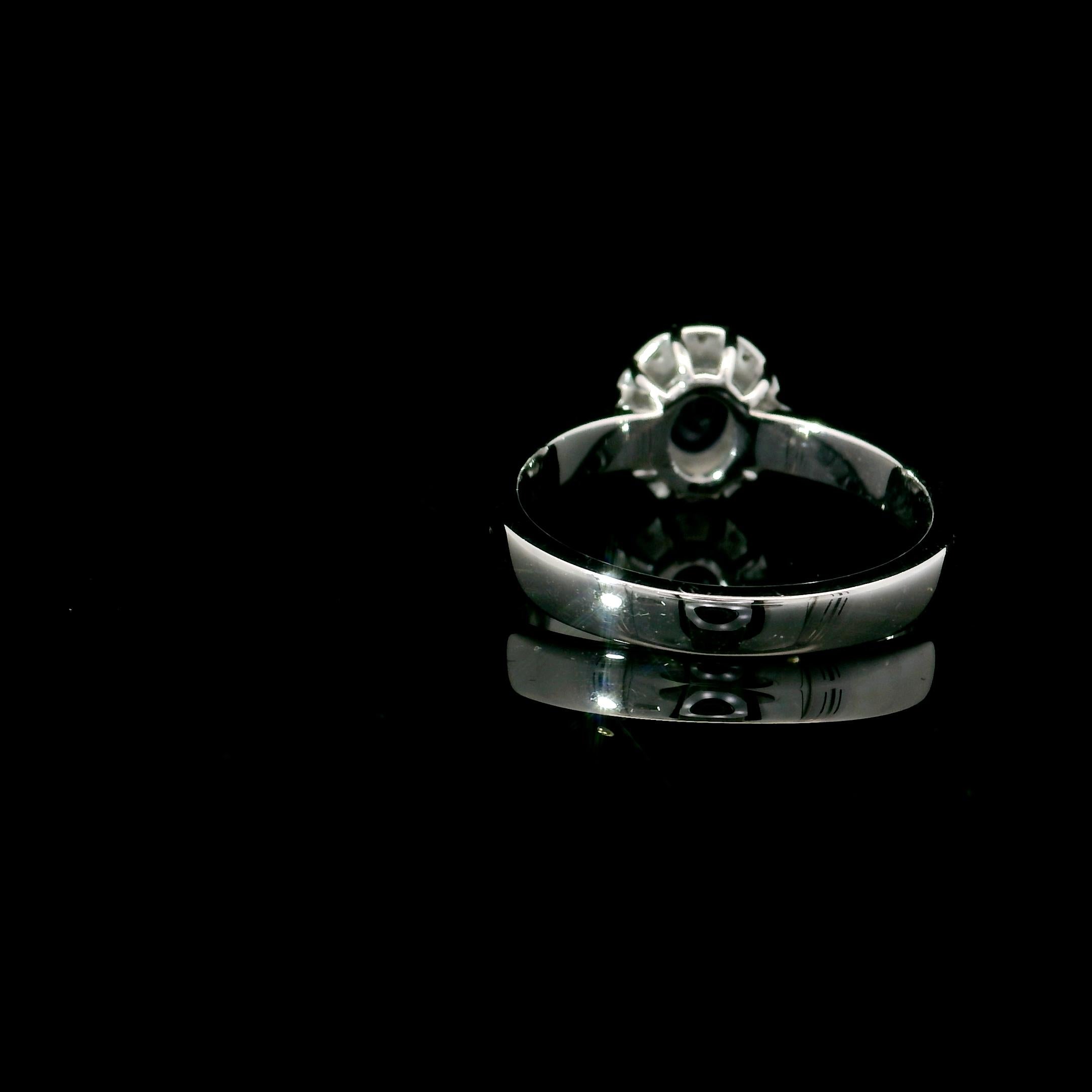 0.94 cts sapphire rings For Sale 1