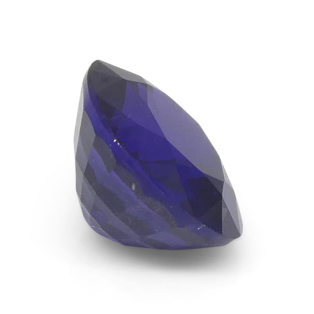 0.94ct Cushion Blue Sapphire from East Africa, Unheated For Sale 5