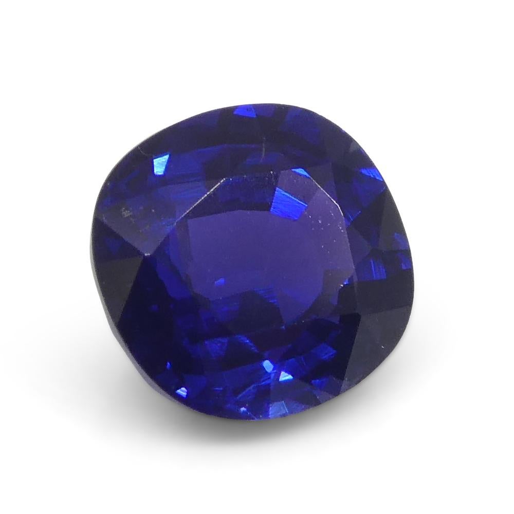 0.94ct Cushion Blue Sapphire from East Africa, Unheated For Sale 6