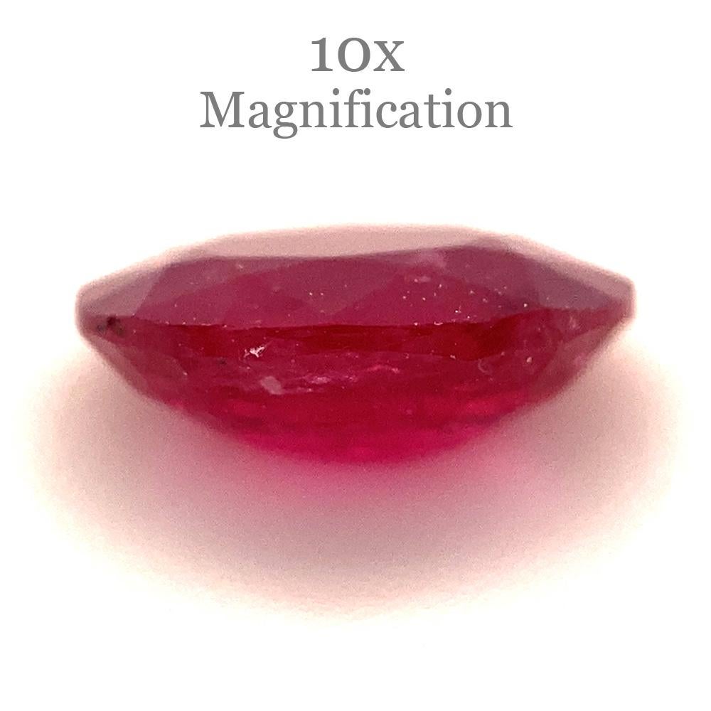 0.94ct Oval Red Ruby from Mozambique For Sale 15