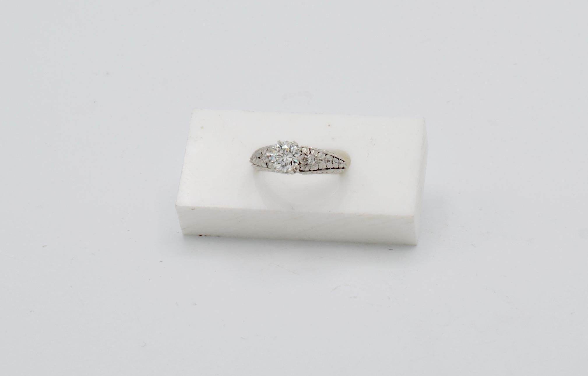 0.95 carat diamond ring