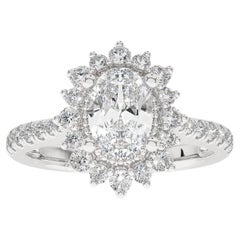 0.95 Carat Diamonds Vow Collection Ring in 14K White Gold