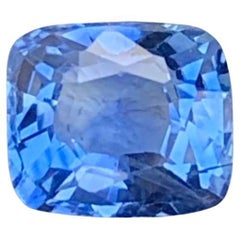 Pierre précieuse saphir bleu naturel non serti de 0,95 carat provenant d'une mine du Sri Lanka