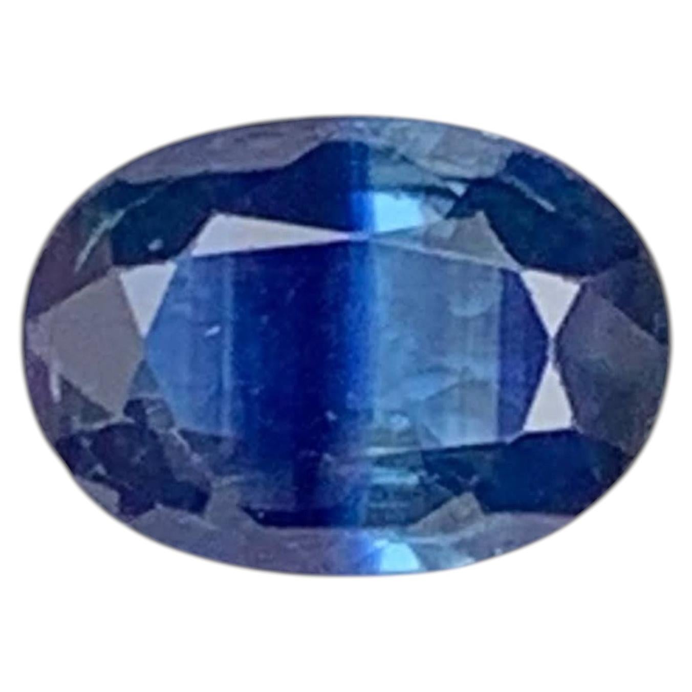 0.95 Karat Natürlicher Loser Blauer Saphir Stein Ovalschliff Sri Lanka Edelstein im Angebot