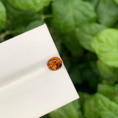 0.95 Carat Natural Loose Orange Fire Mali Garnet Oval Shape Gemstone