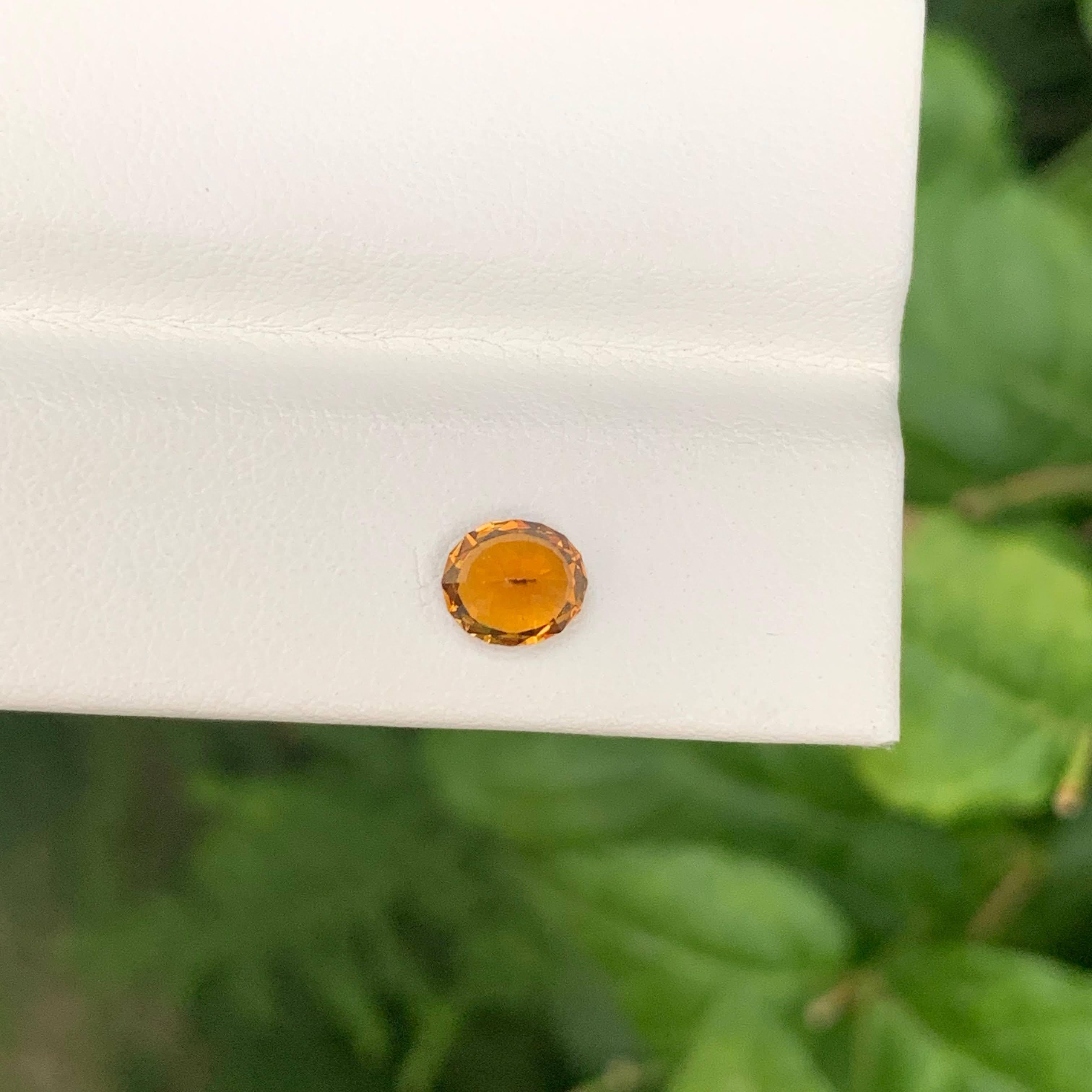 0.95 Carat Natural Loose Orange Fire Mali Garnet Oval Shape Gemstone Neuf - En vente à Bangkok, TH