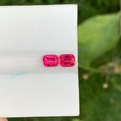 0,95 quilates natural suelto de primera calidad rubelita turmalina par afgano piedras preciosas