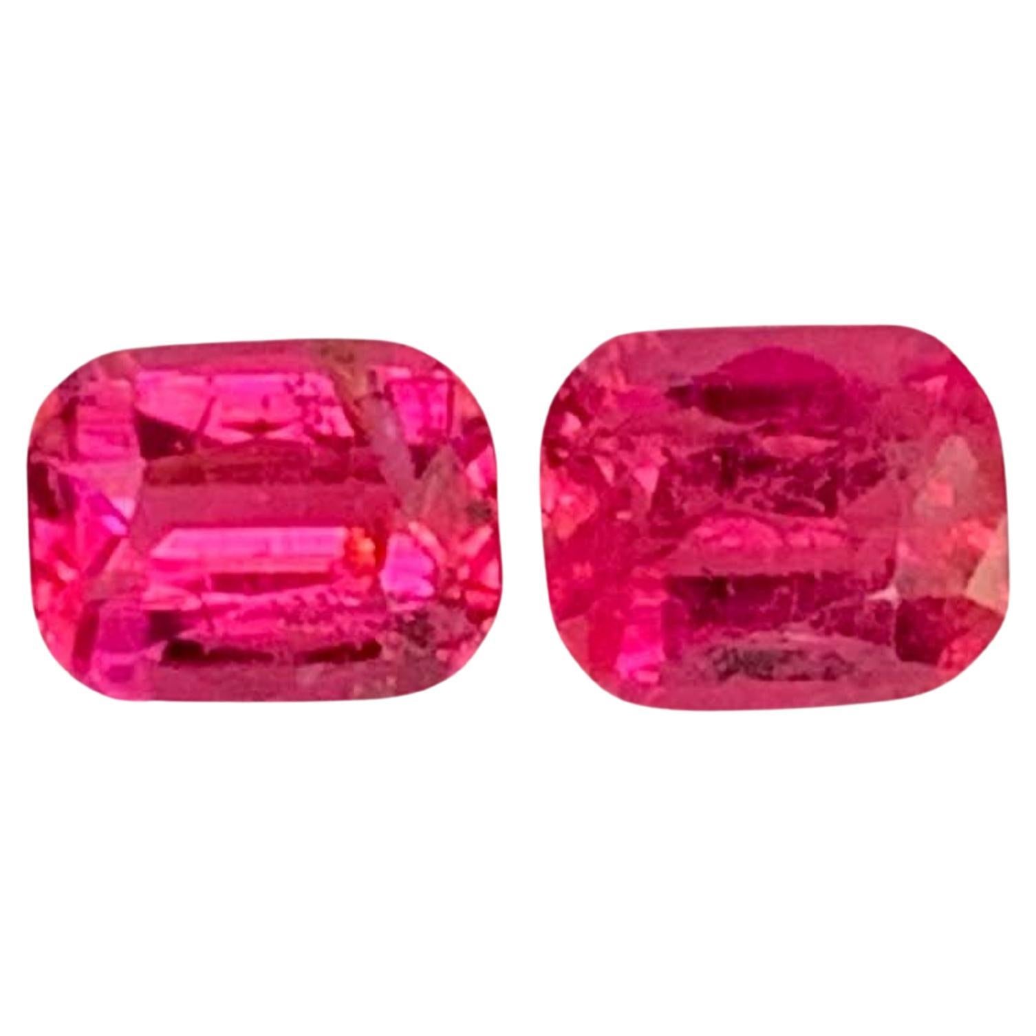 0,95 quilates natural suelto de primera calidad rubelita turmalina par afgano piedras preciosas en venta