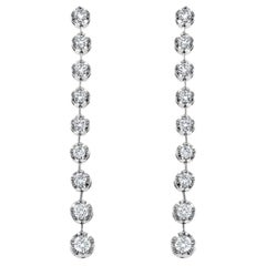 Pendiente colgante de diamante de 0,95 quilates
