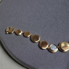 0.95 Quilates Diamantes Oro Amarillo 18 Kt Pulsera