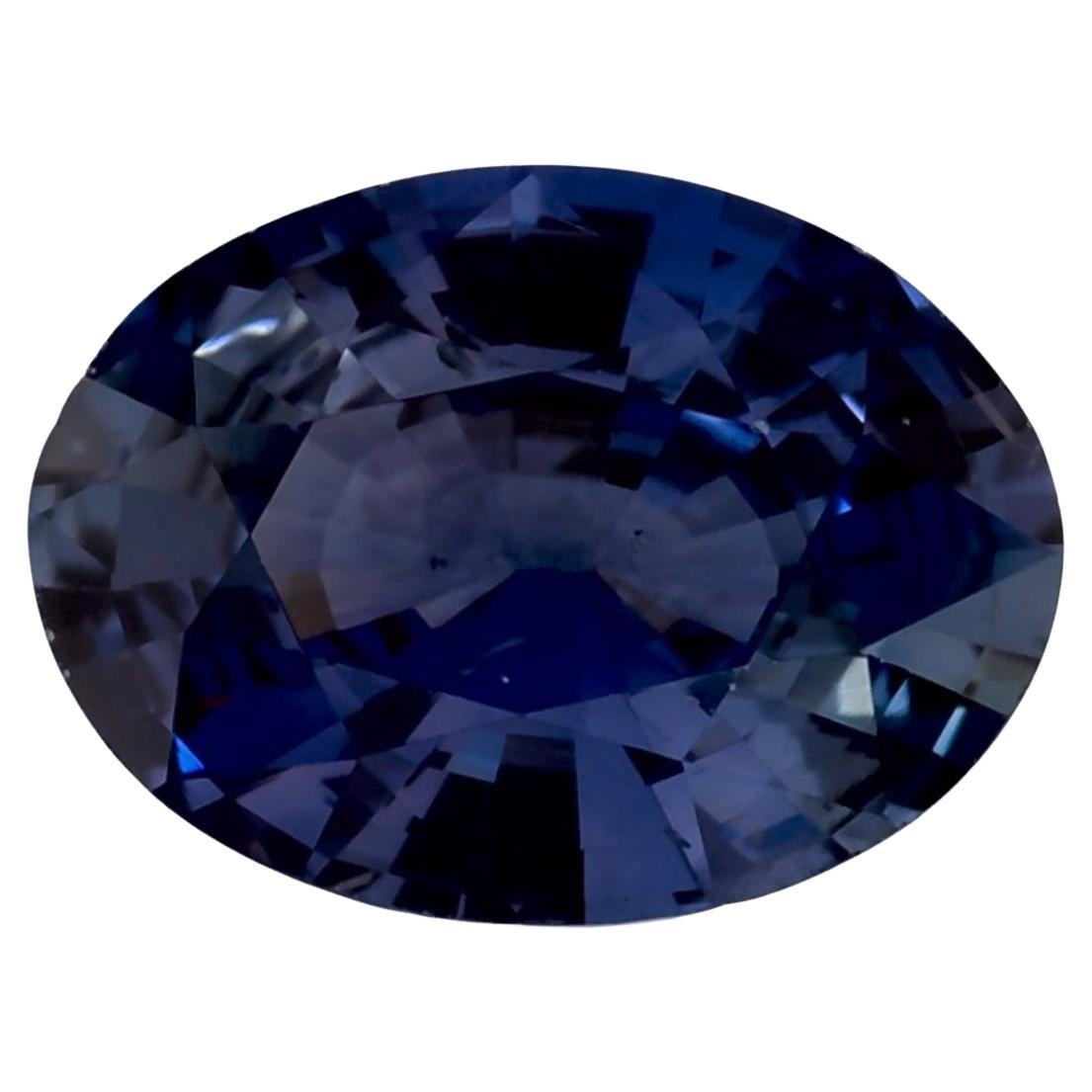 0.95 carati di zaffiro blu ovale sfuso