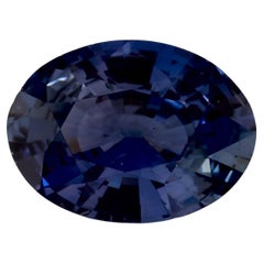 0.95 carati di zaffiro blu ovale sfuso