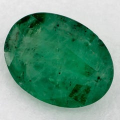 0.95 Karat Smaragd Oval Loser Edelstein