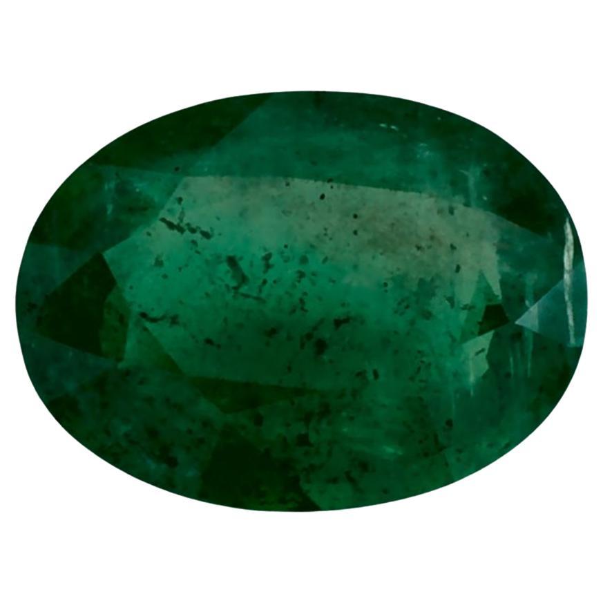 0.95 Ct Emerald Oval Loose Gemstone