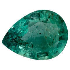 0.95 Ct Emerald Pear Loose Gemstone