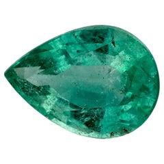 0.95 Ct Emerald Pear Loose Gemstone