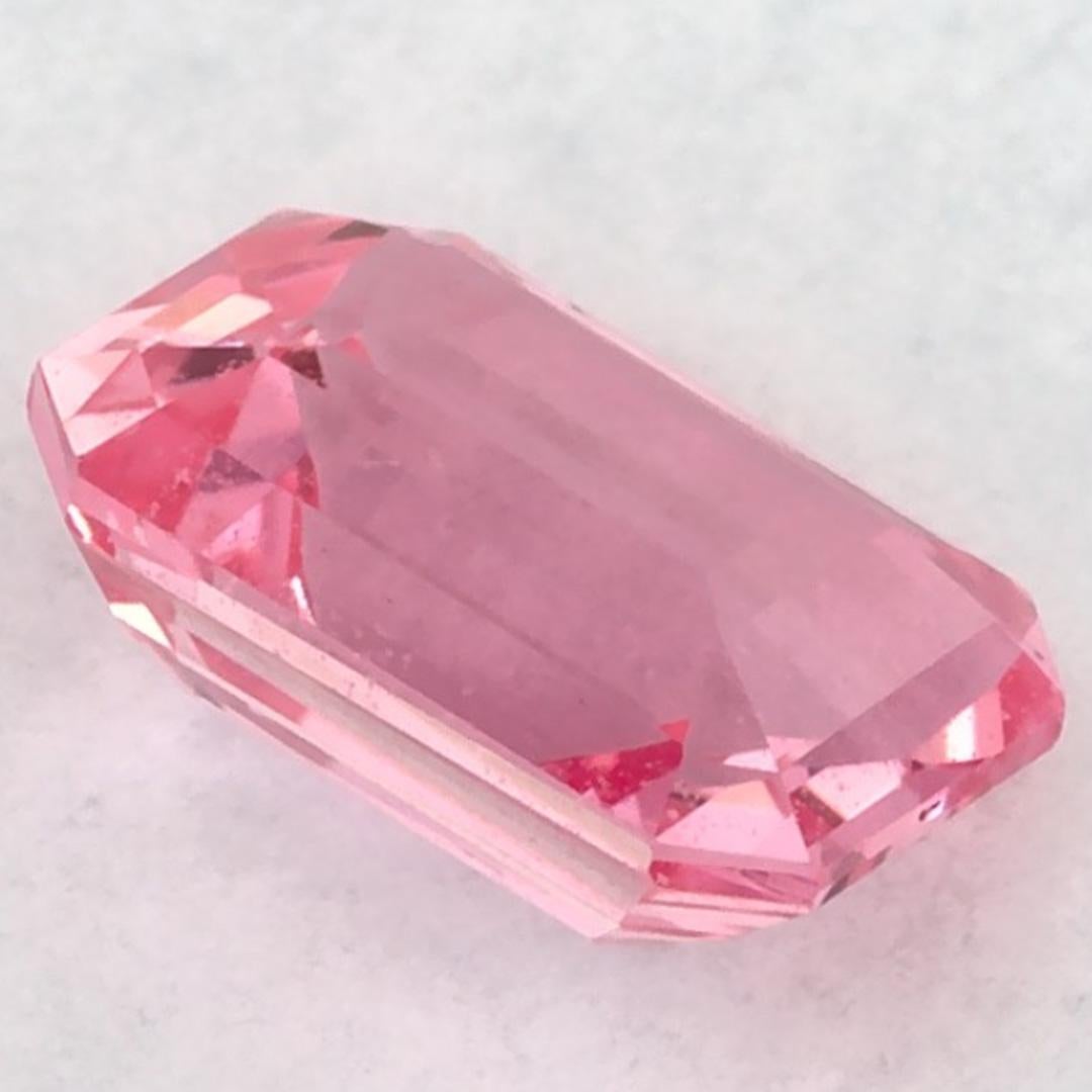 0.95 carati di zaffiro rosa ottagonale sfuso in vendita 1