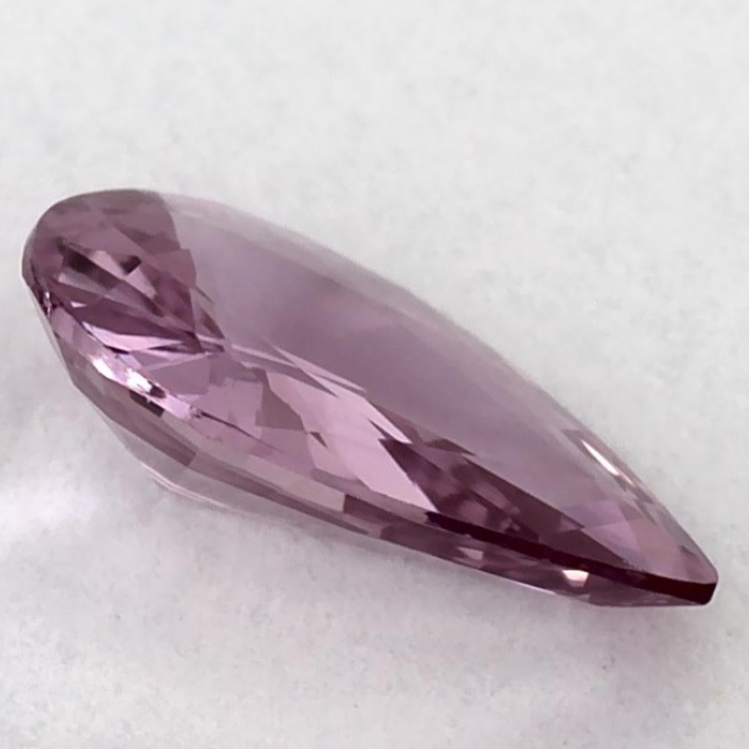 0.95 carati di zaffiro rosa a pera sciolto in vendita 1