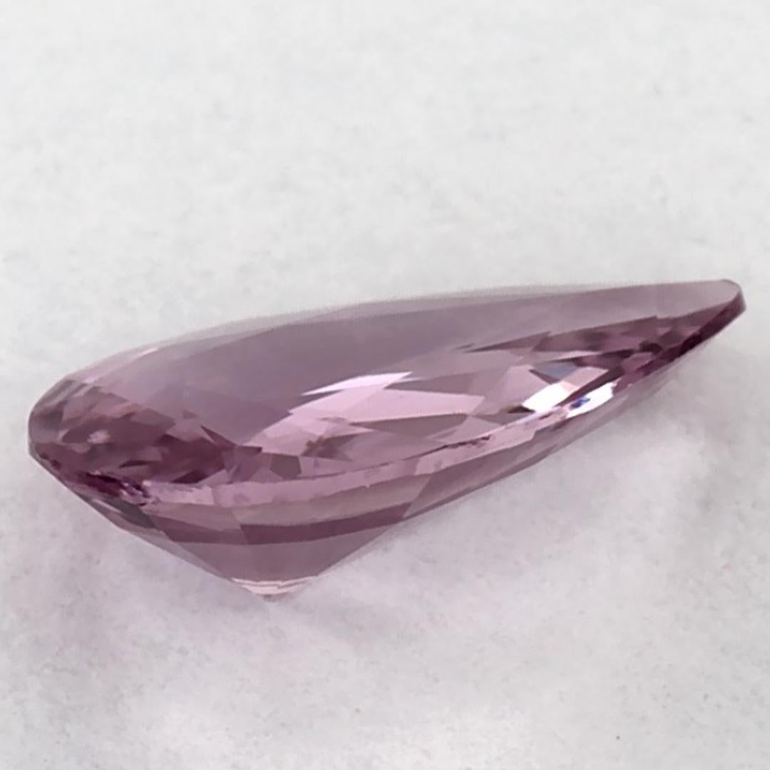 0.95 carati di zaffiro rosa a pera sciolto in vendita 3