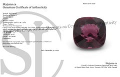 0.95ct Cushion Red Jedi Spinel from Sri Lanka
